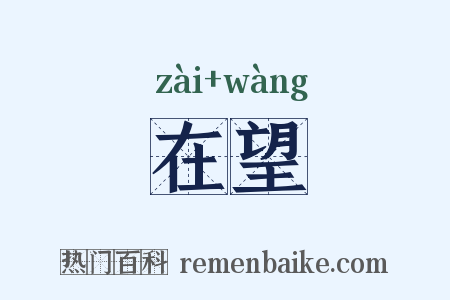 在望是什么意思的图片